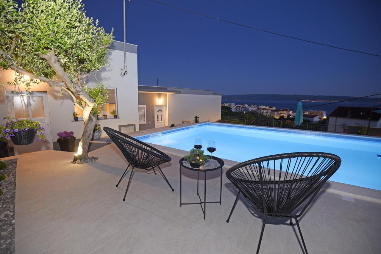 Apartments Lidija - Sea View Apartment With Exclusive Right Of Using Hot Tub Or Split Level Apartment With Exclusive Right Of Using Pool ポドストラナ エクステリア 写真