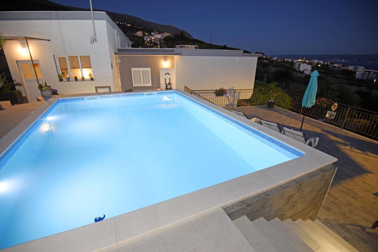 Apartments Lidija - Sea View Apartment With Exclusive Right Of Using Hot Tub Or Split Level Apartment With Exclusive Right Of Using Pool ポドストラナ エクステリア 写真