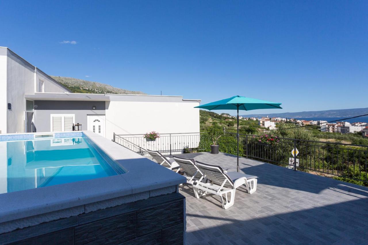 Apartments Lidija - Sea View Apartment With Exclusive Right Of Using Hot Tub Or Split Level Apartment With Exclusive Right Of Using Pool ポドストラナ エクステリア 写真