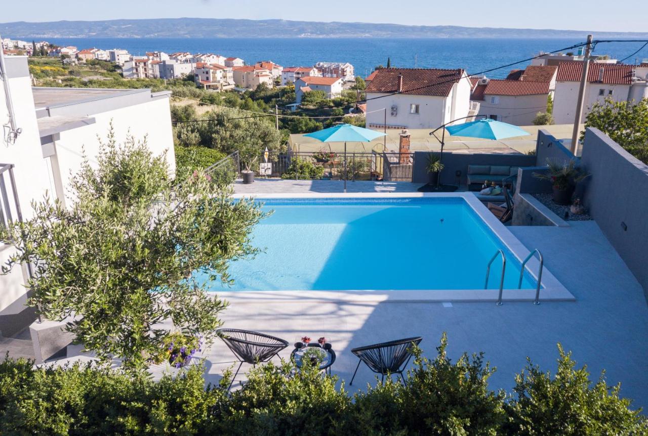 Apartments Lidija - Sea View Apartment With Exclusive Right Of Using Hot Tub Or Split Level Apartment With Exclusive Right Of Using Pool ポドストラナ エクステリア 写真