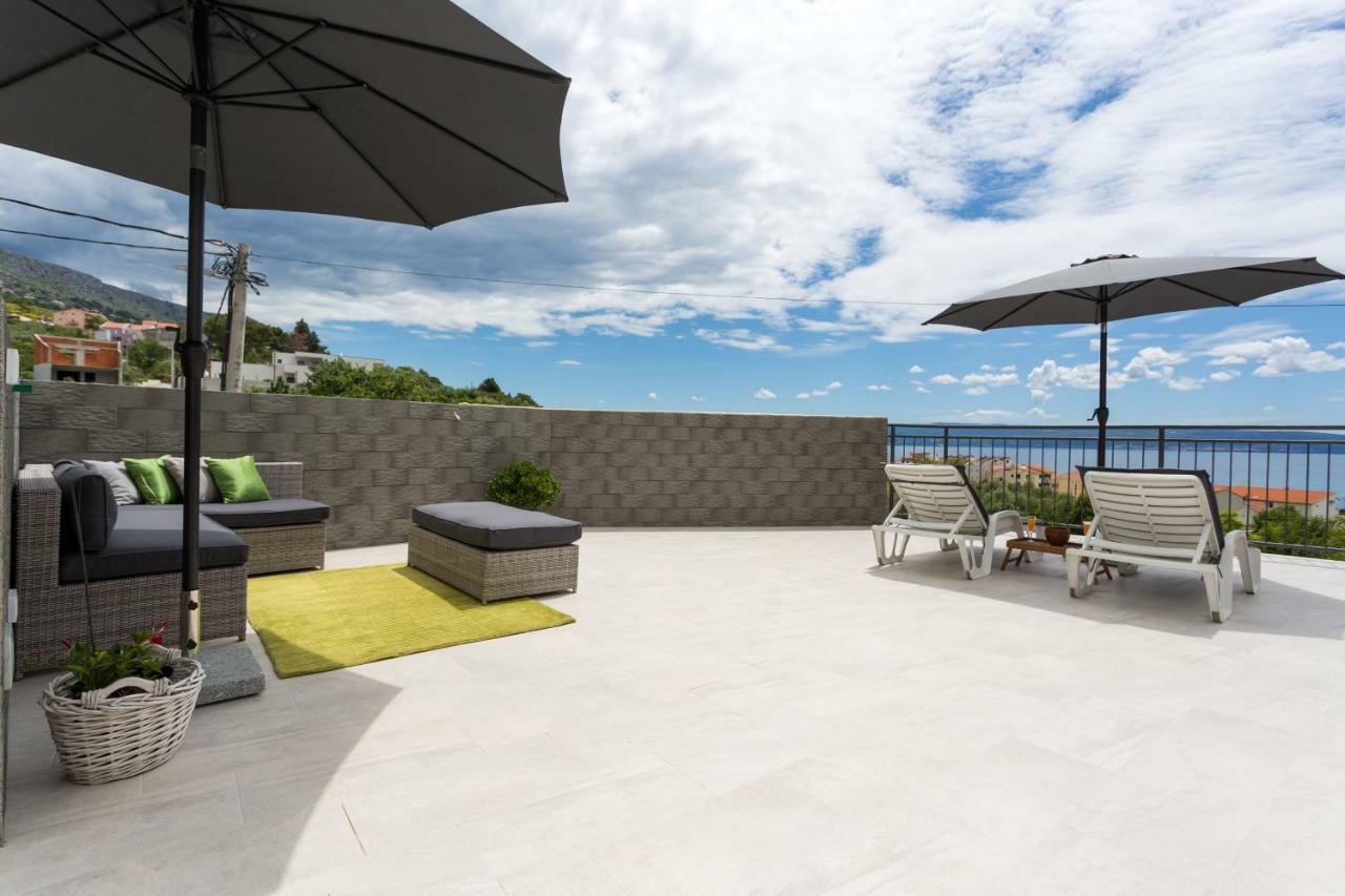 Apartments Lidija - Sea View Apartment With Exclusive Right Of Using Hot Tub Or Split Level Apartment With Exclusive Right Of Using Pool ポドストラナ エクステリア 写真