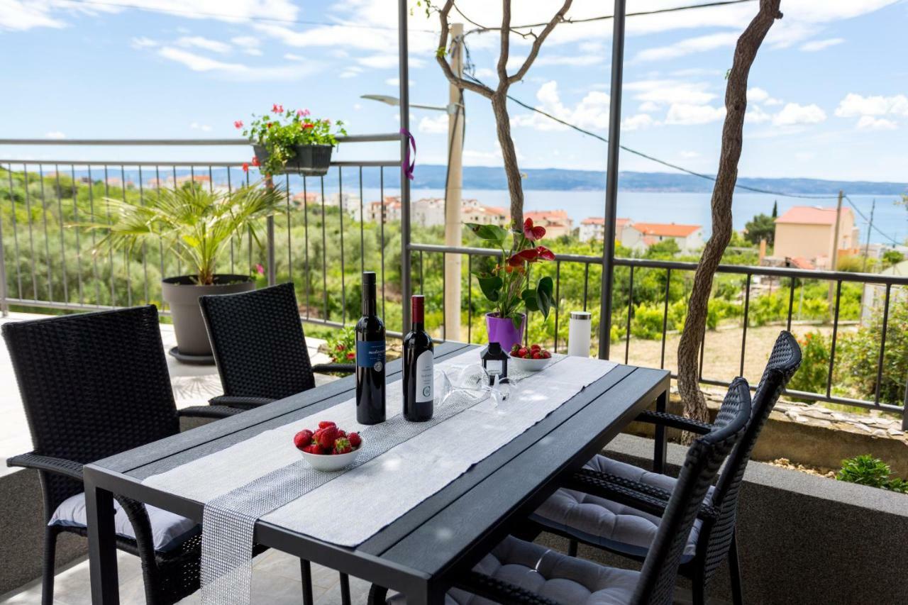 Apartments Lidija - Sea View Apartment With Exclusive Right Of Using Hot Tub Or Split Level Apartment With Exclusive Right Of Using Pool ポドストラナ エクステリア 写真