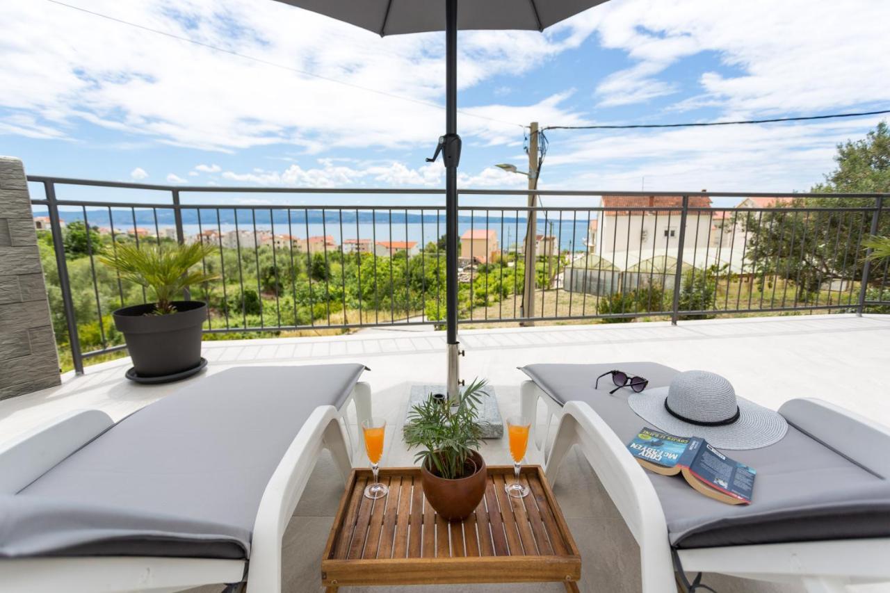 Apartments Lidija - Sea View Apartment With Exclusive Right Of Using Hot Tub Or Split Level Apartment With Exclusive Right Of Using Pool ポドストラナ エクステリア 写真